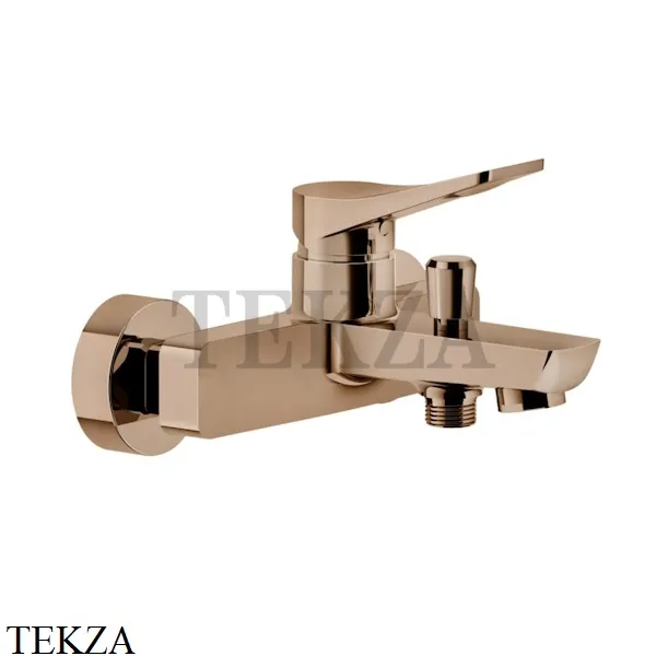 Gessi RILIEVO Смеситель для ванны с переключателем 59013-030, Copper глянец