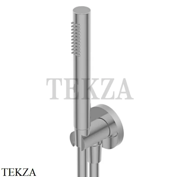 Ritmonio SHOWER Душевой гарнитур с держателем 72J021 IX, Brushed steel