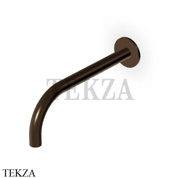 Zucchetti Helm Излив для ванны настенный 23.0 см Z92245.XP21, brushed chocolate PVD