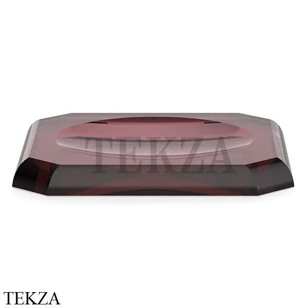 Decor Walther Kristall KS Лоток для расчесок настольный хрусталь 0924097, Rich Burgundy