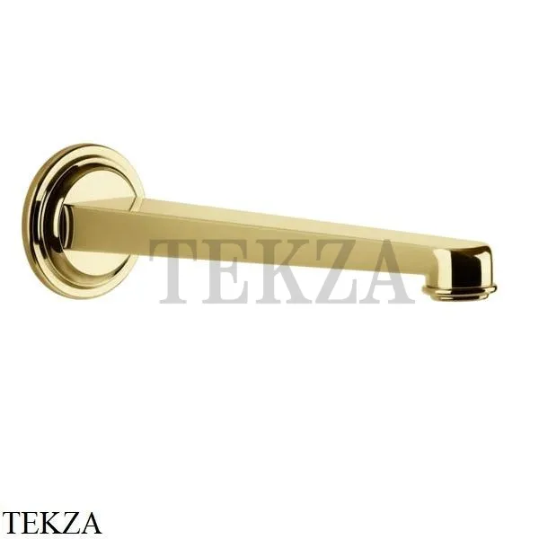 Gessi VENTI20 Излив настенный для раковины 21,5 см 65102-246, Gold PVD