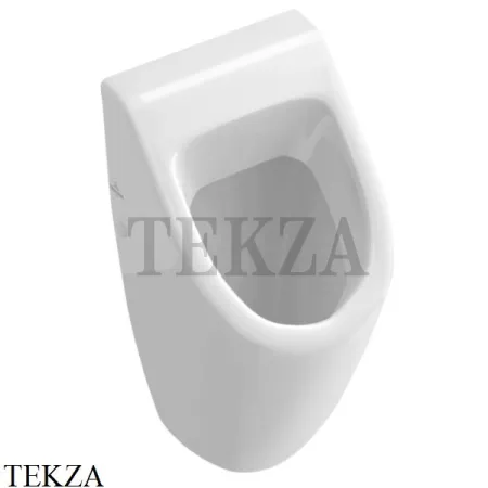 Villeroy & Boch SUBWAY Писсуар, скрытый подвод воды, для крышки 75130101, белый глянец