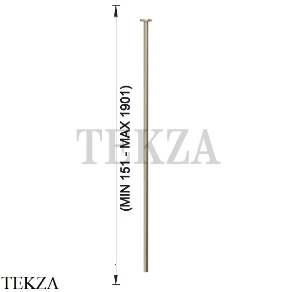 Gessi Ingranaggio-Anello Излив для раковины потолочный, под размер 63499-149, Finox Brushed Nickel