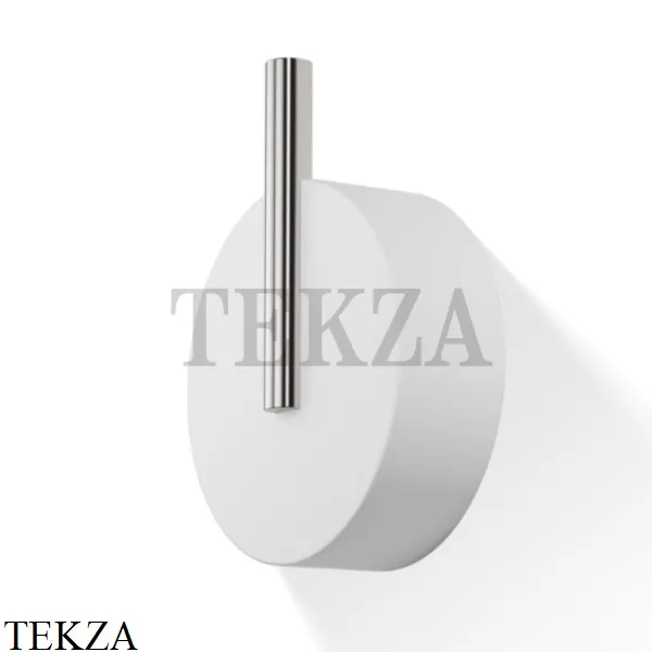 Decor Walther Stone White WHG Крючок для халата и полотенец 0972755, белый матовый-stainless steel