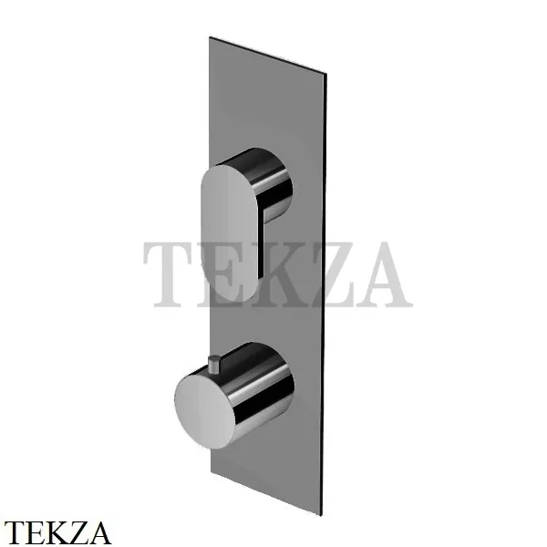 Zucchetti Octo Термостат для душа на 1 поток, внешняя часть ZOC659.C50, metal black