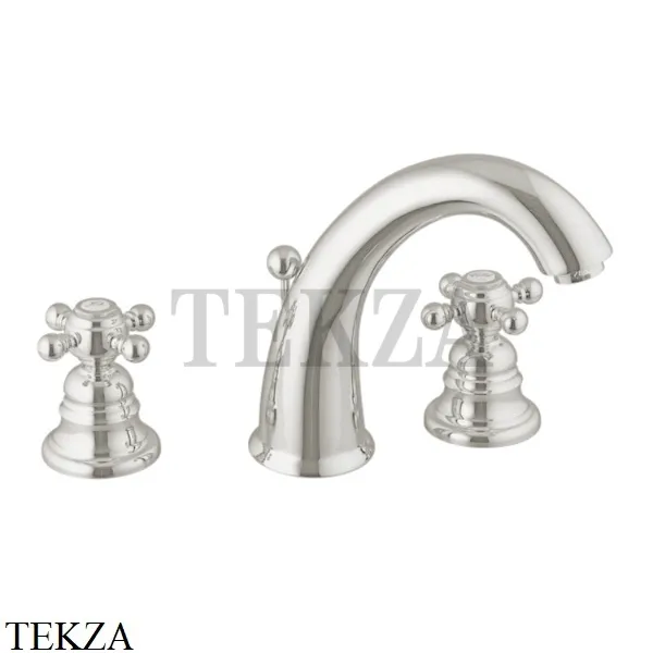 FIMA Carlo Frattini ELIZABETH Смеситель для раковины, с донным клапаном F5101SN, Brushed nickel