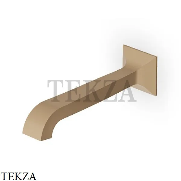 Zucchetti Bellagio Излив для ванны настенный Z93762.P31, brushed british gold PVD