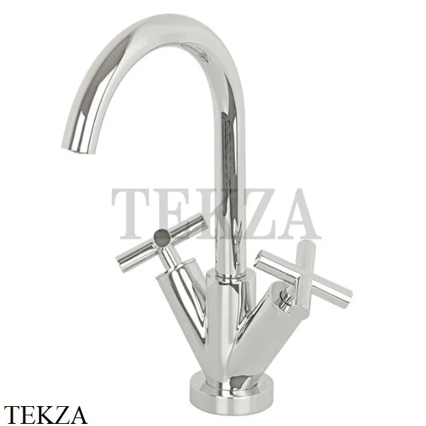 FIMA Carlo Frattini Maxima Смеситель для раковины, с гарнитуром, F5311WSN, Brushed nickel