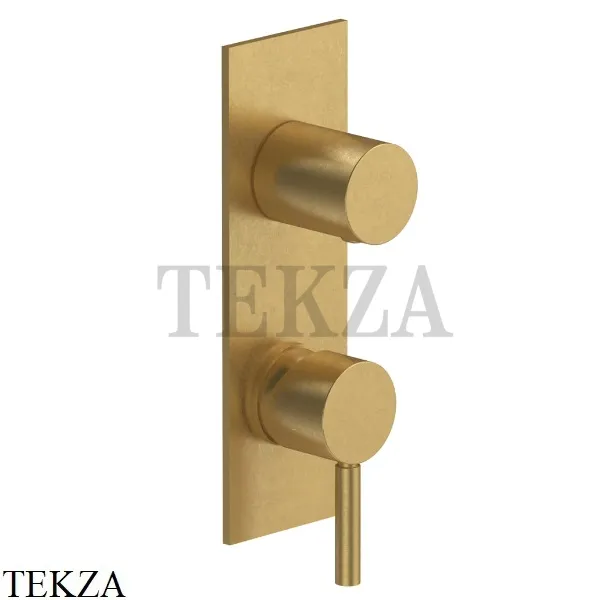 Fantini Nostromo Смеситель для душа на планке, 2 потока, внешняя часть 50Q7G485B, Pure Brass