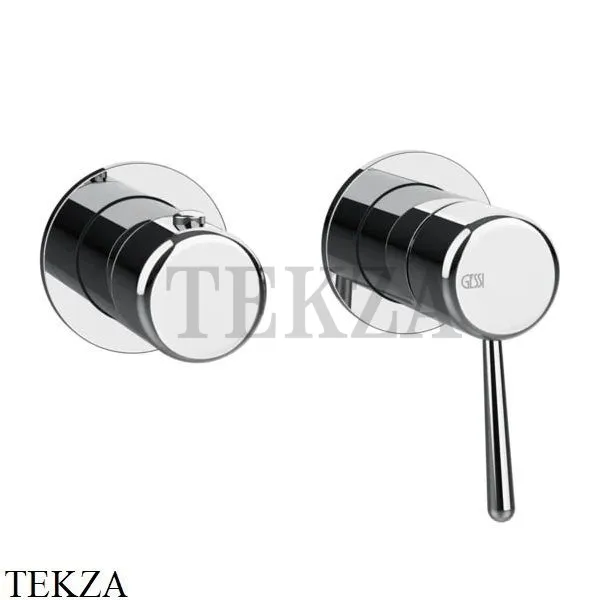 Gessi Goccia Смеситель для душа, 2 потока, внешняя часть 33077-031, хром глянец