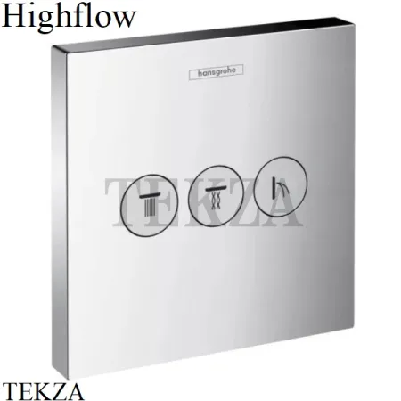 Hansgrohe ShowerSelect Запорно-переключающее устройство, внешняя часть 15764000, хром глянец