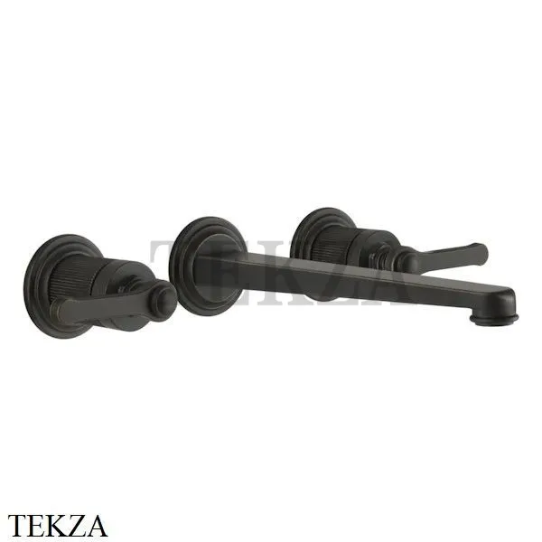 Gessi VENTI20 Смеситель для раковины на 3 отв. длинный, внешняя часть 65090-187, Aged Bronze
