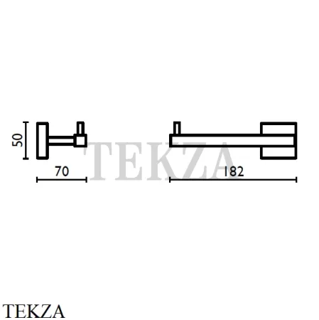 Bagno & Associati Quattro Держатель туалетной бумаги без крышки QU 235 51, хром глянец