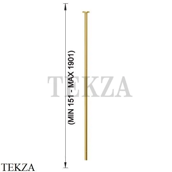 Gessi Ingranaggio-Anello Излив для раковины потолочный, под размер 63499-716, Gold Br. PVD