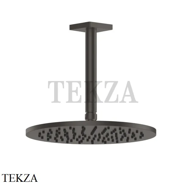 Gessi RILIEVO Потолочная душевая лейка D25 с кронштейном под размер 59150-707, Black Metal Brushed PVD