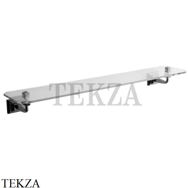Sbordoni DIAMANTE Стеклянная полка с держателями DN109CR, хром глянец