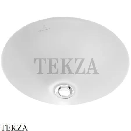 Villeroy & Boch Loop&Friends Раковина встраиваемая снизу D33, с переливом 61803301, белый глянец