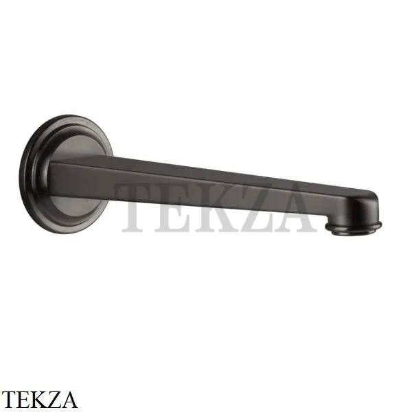 Gessi VENTI20 Излив настенный для раковины 21,5 см 65102-707, Black Metal Br. PVD