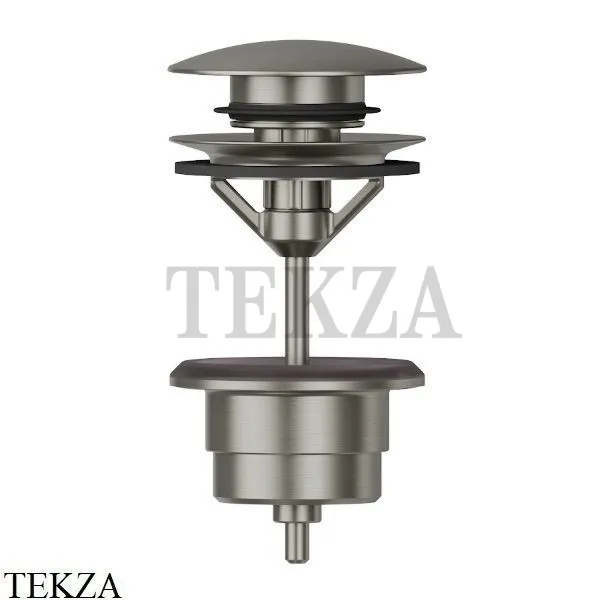 Newform Донный клапан для раковины нажимной clic-clac 230.M0.070, Titanium satin
