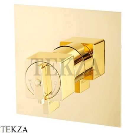Migliore Kvant GOLD Термостатический смеситель для душа, 1 выход, с внутренней частью 25404, золото