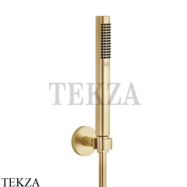 Dornbracht Meta Душевой гарнитур с держателем, 1 режим 27806625-28, латунь сатин Brushed