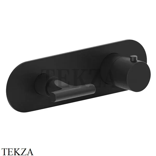 Fantini Sailing Термостат для душа, на 1 поток, внешняя часть 67S1J231B, Deep Black