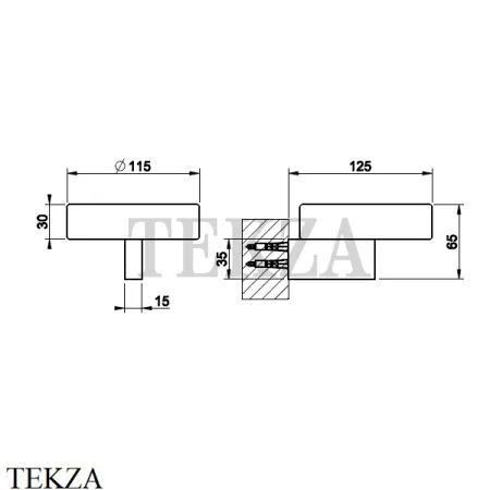 Gessi Origini Мыльница настенная с держателем, черная 66402-149, Finox Brushed Nickel