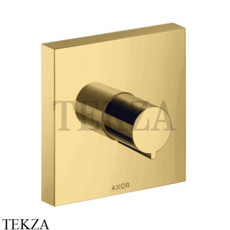Axor ShowerCollection Вентиль запорный, внешняя часть 10972820, Polished Gold