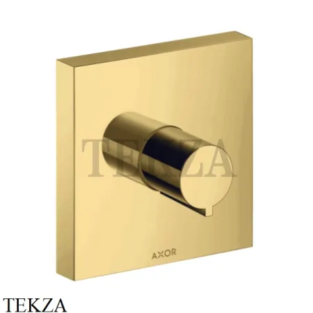 Axor ShowerCollection Вентиль запорный, внешняя часть 10972990, золото глянец