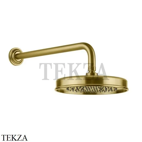 Gessi VENTI20 Верхний душ 200 с настенным креплением 65148-716, Gold Br. PVD
