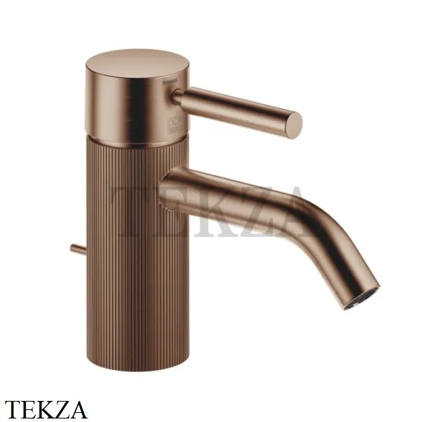 Dornbracht Meta Смеситель для раковины 125, с донным клапаном 33504660-42, Brushed Bronze