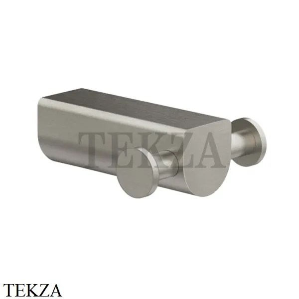 Gessi RILIEVO Крючок двойной для халата и полотенец 59522-149, Finox Brushed Nickel