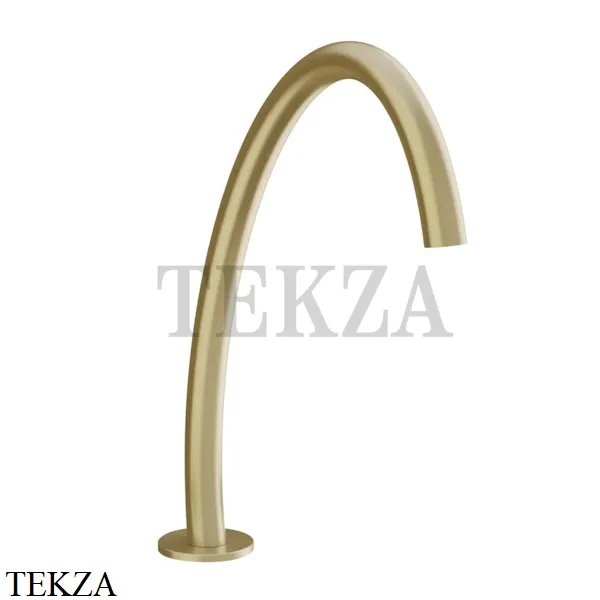 Gessi Origini ACCENT Излив для раковины на борт высокий 66025-727, Brushed Brass