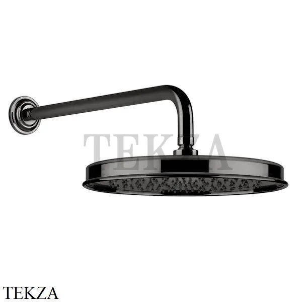 Gessi VENTI20 Верхний душ 300 с настенным креплением 65149-706, Black Metal
