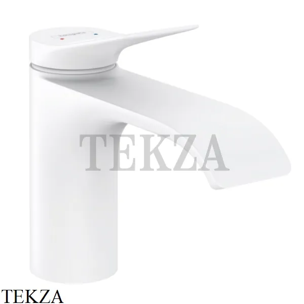Hansgrohe Vivenis Смеситель для раковины 80, без гарнитура 75012700, белый матовый