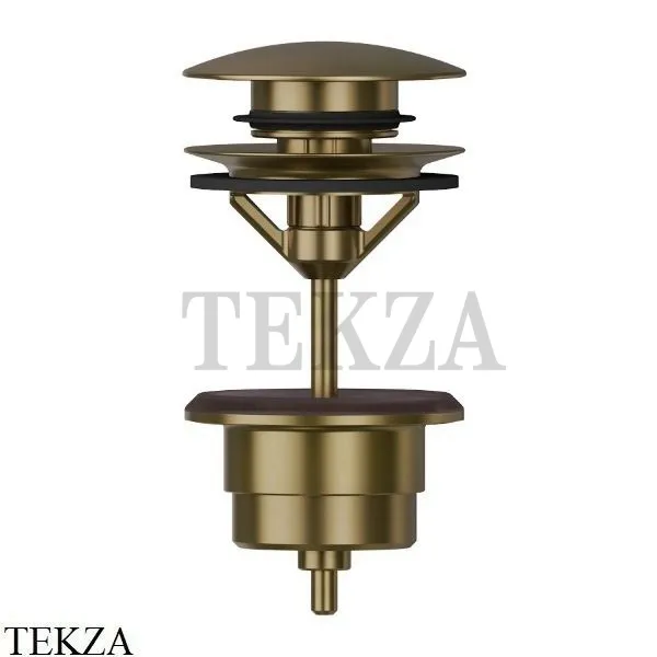 Newform Донный клапан для раковины нажимной clic-clac 230.47.083, Groove Bronze