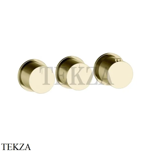 Gessi Habito Bath-shower Термостат на 2 потока, внешняя часть 63434-710, Brass PVD