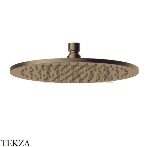 Newform Верхняя круглая лейка D250, без кронштейна 27747.47.083, Groove Bronze