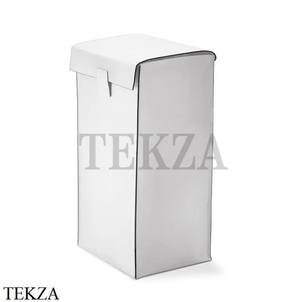 Decor Walther NAPPA WB Корзина для белья 0938850 натуральная кожа, белый матовый