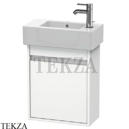Duravit Ketho Тумба подвесная под раковину KT6629R2222, 1 распашная дверца, белый глянец