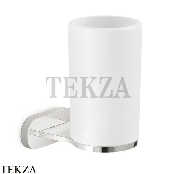 Newform O’RAMA Стакан подвесной с держателем,  керамика 67205.M0.070, Titanium satin
