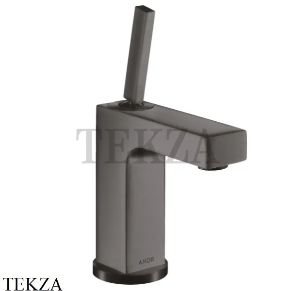 Axor Citterio Смеситель для раковины 110, с донным клапаном 39010340, Brushed Black Chrome
