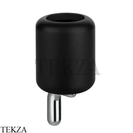 Gessi Goccia Стакан настенный, черная керамика 38008-031, хром глянец