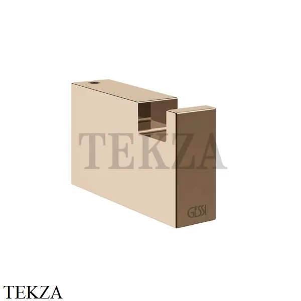Gessi Rettangolo Крючок для халата и полотенец 20921-030, Copper глянец PVD