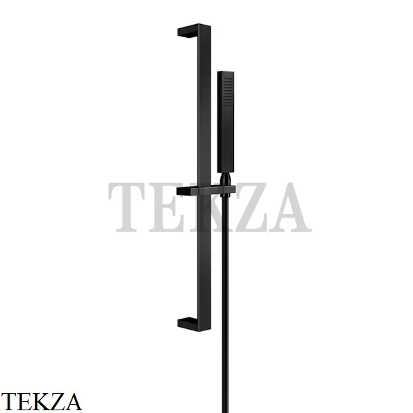 Gessi Rettangolo shower Штанга в комплекте с душевой лейкой, 1 режим 20145-706, Black Metal