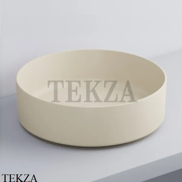 Cielo SHUI Comfort Раковина накладная круглая, без перелива SHCOLAT40 LN, Lino