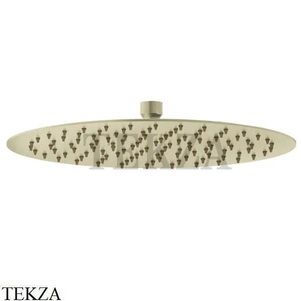 Newform Верхняя душевая лейка D300 сталь 29393X.59.098, PVD Brushed pale gold