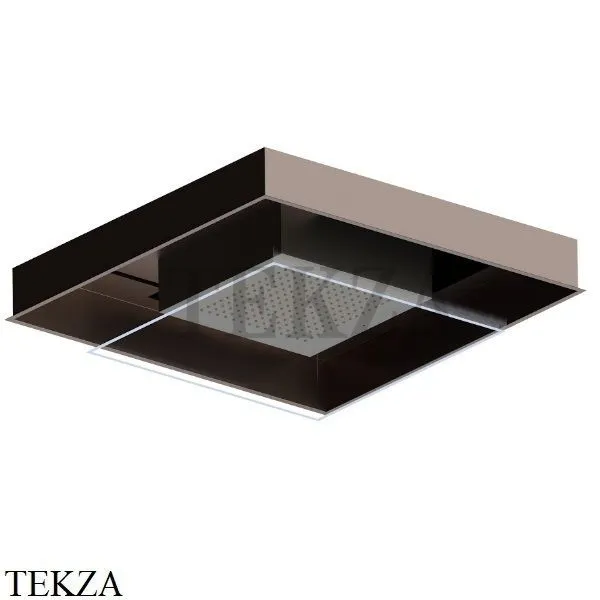 Newform Встроенная душевая лейка, хромотерапия, с кнопкой 688.M3.070, Titanium satin-Copper glossy