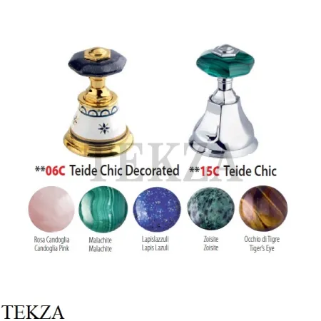 Nicolazzi TEIDE CHIC Вентиль запорный 1912CR15C, хром глянец