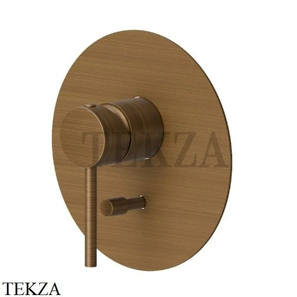 Newform XT Смеситель для душа 2 потока, внешняя часть, 4270E.47.083, Groove Bronze